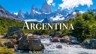 Argentina 4K  Scenic Relaxation Film With Calming Music [upl. by River578]