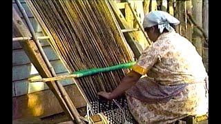 Artesanía Textil Mapuche  Clase 4 Construcción de telar y tejido de un Pontro [upl. by Bendite]