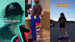 CRINGIEST Skateboard TikToks  TikTok Poser Compilation Part 2  HARDFLIPSTV [upl. by Mello]