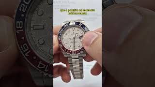 Rolex GMTMaster II Meteorito Ouro Branco Pepsi 40mm Completo [upl. by Corinne]