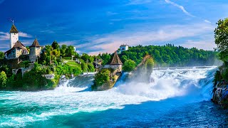 Swiss Scenic Drive🇨🇭from Stein am Rhein via Schaffhausen to the Majestic Rhine Falls 🫶 4KHDR [upl. by Urian]