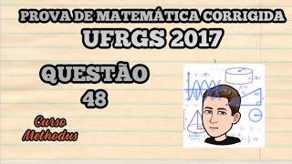 48 de 2017 da prova de matemática da UFRGS  Em um triângulo ABC BÂC é o maior ângulo [upl. by Follmer740]