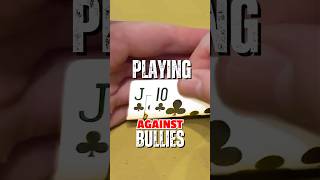 how to BEAT poker bullies 😈 poker pokerhand pokerhands [upl. by Caria577]