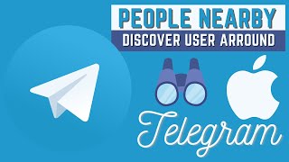 How to find telegram people nearby on IPhone  enable nearby people discovery [upl. by Apfel]