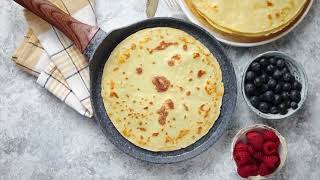 Panqueques de Avena y Plátano  Receta Saludable y Sin Harina [upl. by Dowzall]