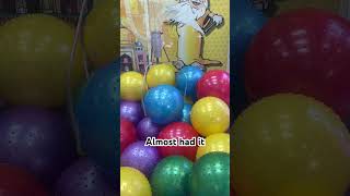 Almost had it clawmachine ball games kidsvideo kids funny [upl. by Atinej]