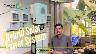 Hybrid Solar Installation in Kerala with Lithium Battery 2024  Best Hybrid Solar Inverter [upl. by Amii]