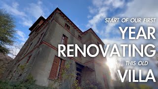 RENOVATION Timelapse Summary 4 The Start Of Our First Year Renovating an Abandoned House in Italy [upl. by Otreblide]