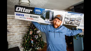 HUGE NEW Otter Vortex Pro Resort Unboxing and brief review 20222023 Ice Fishing Season [upl. by Mallory]