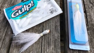 Bucktail Fishing  Review Of The Trokar Big Nasty Bucktail [upl. by Aubin]