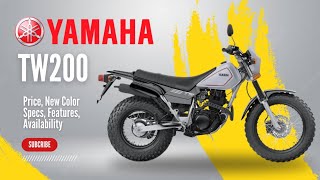 2025 Yamaha TW200 Dual Sport Price New Color Specs Features Availability [upl. by Nevi]