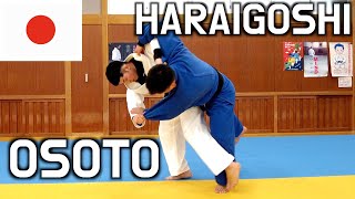 Osoto otoshi and Harai goshi classical throws of judo [upl. by Nuawad]