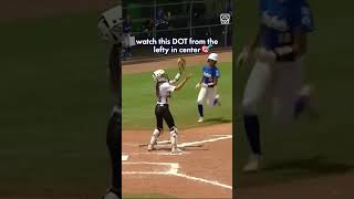 Centerfielder makes great throw to home 🎯 [upl. by Leif]