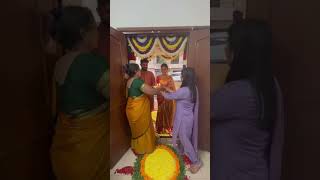 सासरच्या आलिशान घरात रेश्माचा गृहप्रवेश  Reshma Shindes Gruhpravesh Ceremony shorts [upl. by Nylirad]