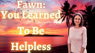 The Fawn Response You Learned to be Helpless  peoplepleaser cptsd fawning [upl. by Nnuahs345]