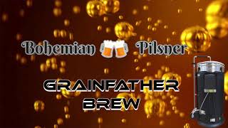 Bohemian Pilsner Grainfather brew [upl. by Etnoek]