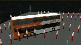 mm2 tour 092 LW Alexander Dennis 8401  Driver Test City [upl. by Maximo828]