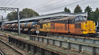 Colas Rail 3711637175 On Rhtt At Wakefield Westgate From York Thrall Europa To York Thrall Europa [upl. by Vedis]