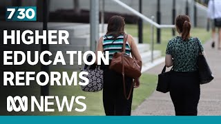 Reforms to the future of higher education in Australia announced  730 [upl. by Nelia660]