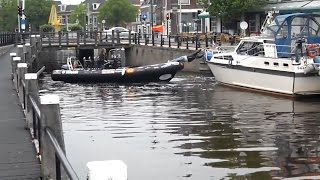 GPTV Stuntelen met rubberboot in Sneek [upl. by Leffen]