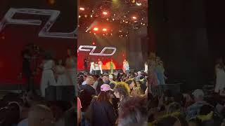 FLO performing Walk Like This live for the first time at Coachella  FLOCHELLA 🌴 flo coachella [upl. by Enitsrik]