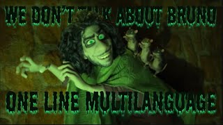 We Don’t Talk About Bruno Camilo‘s Part  One Line Multilanguage  Encanto Reuploading [upl. by Soinotna]