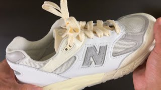 A Doctor Reviews New Balance Made in USA 990v2 White Review On Feet A Clean Staple [upl. by Romonda]