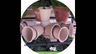 Biodegradable Peat Pots by Ramini Brands® [upl. by Ytnom]