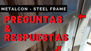 CONSTRUCCIÓN con METALCON 18 🔴 PREGUNTAS amp RESPUESTAS METALCOM  STEEL FRAME QuedateEnCasa [upl. by Forbes477]