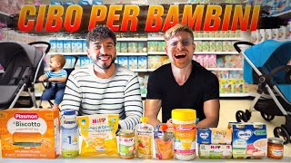 PROVIAMO TUTTO IL CIBO PER BAMBINI DEL SUPERMERCATO  NON DOVEVAMO FARLO RISCHIAMO DI STARE MALE [upl. by Ahsinet675]