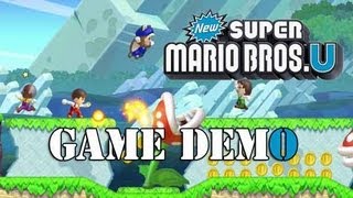 New Super Mario Bros U Demo Wii U [upl. by Reniti]