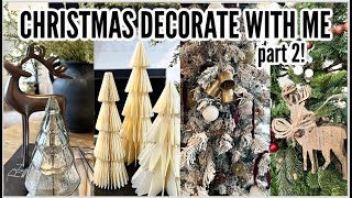 NEW CHRISTMAS DECORATE WITH ME 2024  CHRISTMAS DECOR IDEAS [upl. by Yeuh454]