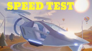 JAILBREAK DRONE SPEED TEST  WILL IT BE FAST  Roblox Jailbreak [upl. by Arella]