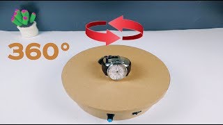 How to make a rotating display stand especially simple DIY [upl. by Mercy]