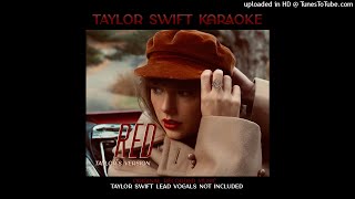 Taylor Swift  Red Taylors Version Official Instrumental With Backing Vocals [upl. by Zetrac]