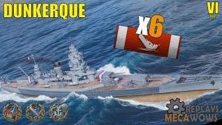 Dunkerque 6 Kills amp 125k Damage  World of Warships Gameplay [upl. by Assylem]