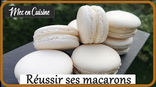 Réussir ses macarons  Macarons vanille  Meringue italienne [upl. by Wie]