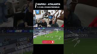 REACTION Gol Kvaratskhelia  Napoli  Atalanta 20 [upl. by Llenor]