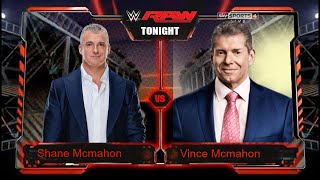 Shane Mcmahon vs Vince Mcmahon [upl. by Yenalem]