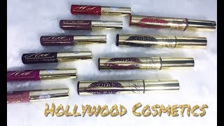 Mis labiales Hollywood Cosmetics [upl. by Nibot]