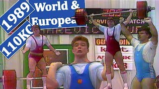 110KG  1989  World amp European Weightlifting Championships Athens Greece [upl. by Muslim]