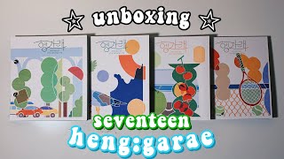 a messy and chaotic unboxing of seventeen ❝henggarae❞ [upl. by Tammi928]