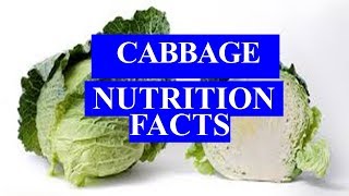 CABBAGE HEALTH BENEFITS AND NUTRITION FACTS [upl. by Mccreary]