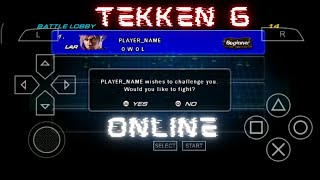 PPSSPP Tekken 6 Online Multiplayer Tutorial and Gameplay [upl. by Monaco]