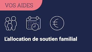 La Caf décrypte pour vous  lAllocation de soutien familial [upl. by Ahseekal389]