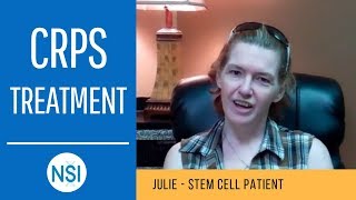 CRPS Treatment Julie  NSI Stem Cell Patient [upl. by Ecad775]