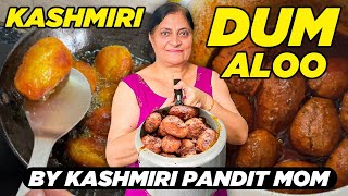 Kashmiri Dum Aloo Recipe By Mummy  Kashmiri Pandit Kitchen Series [upl. by Nhaj508]