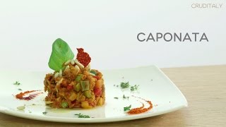 Ricetta Caponata crudista [upl. by Aynodal429]