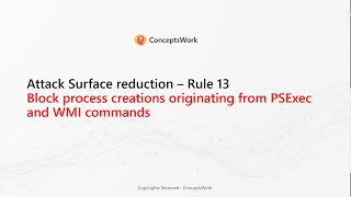 Attack Surface Reduction Rule 13  Block process creations originating from PSExec and WMI command [upl. by Ynohtnaeoj826]