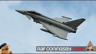 LIVE RAF CONINGSBY TYPHOON FGR4 ACTION BLACKJACK WILDCAT amp TUTOR • QRA STATION 250124 [upl. by Strander]